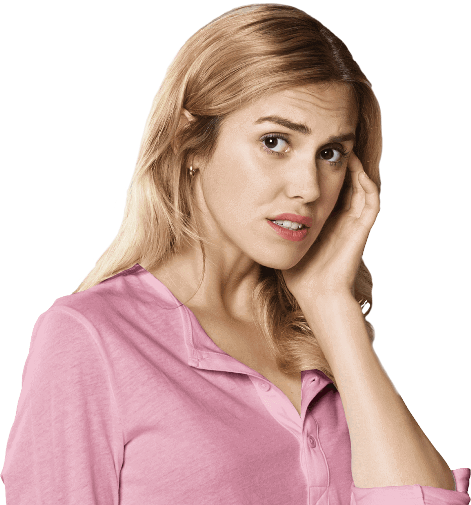 Woman worried about unintended pregnancy